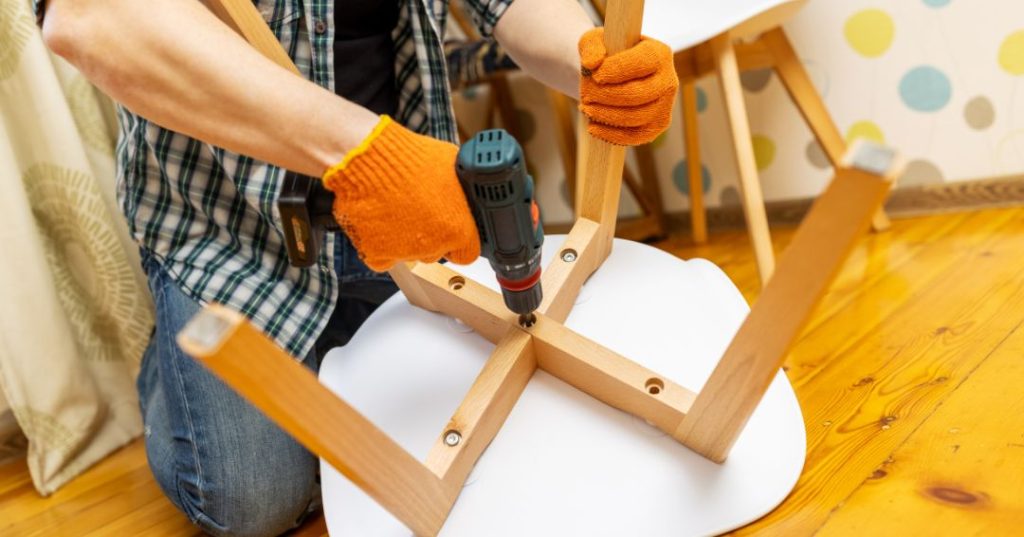 montagem de mesa e cadeiras em Jundiaí